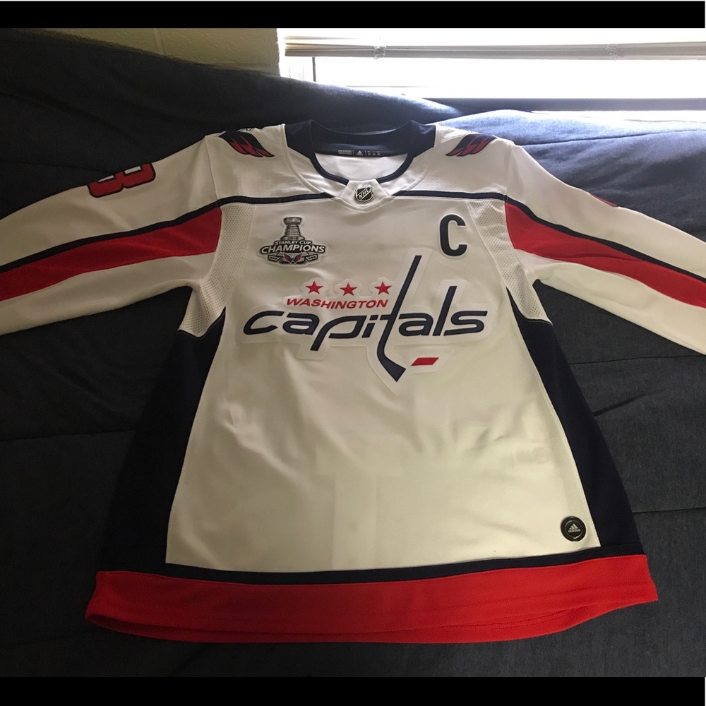 NWOT Adidas Ovechkin Authentic Capitals Jersey